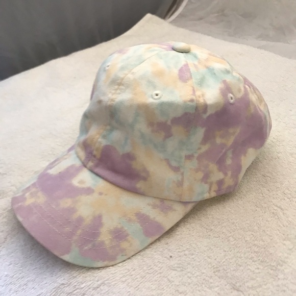 American Eagle Outfitters Pastel Ty-Dyed Women's Adjustable Ball Cap - Picture 10 of 11